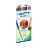 Stilnovo BICOLOR Etui Crayons de Couleur Giotto : Quantité:12