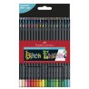 Crayons de Couleur Black Edition Faber Castell boite en carton ou boite en métal : Quantité:24