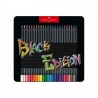 Crayons de Couleur Black Edition Faber Castell boite en carton ou boite en métal : Quantité:24