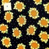 tissus en coton pour patchwork et couture collection - fleurs jaunes - : Tissus au mètre:N° 1 PAR 50CM