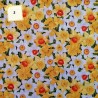 tissus en coton pour patchwork et couture collection - fleurs jaunes - : Tissus au mètre:N° 2 PAR 50CM