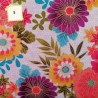 tissus en coton pour patchwork et couture collection - fleurs multicolores - : Tissus au mètre:N° 5 PAR 50CM
