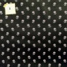 tissus en coton pour patchwork et couture collection - fleurs sur fond noir - : Tissus au mètre:N° 1 PAR 50CM