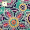 tissus en coton pour patchwork et couture collection motif - Mandala - : Tissus au mètre:N° 3 PAR 50CM